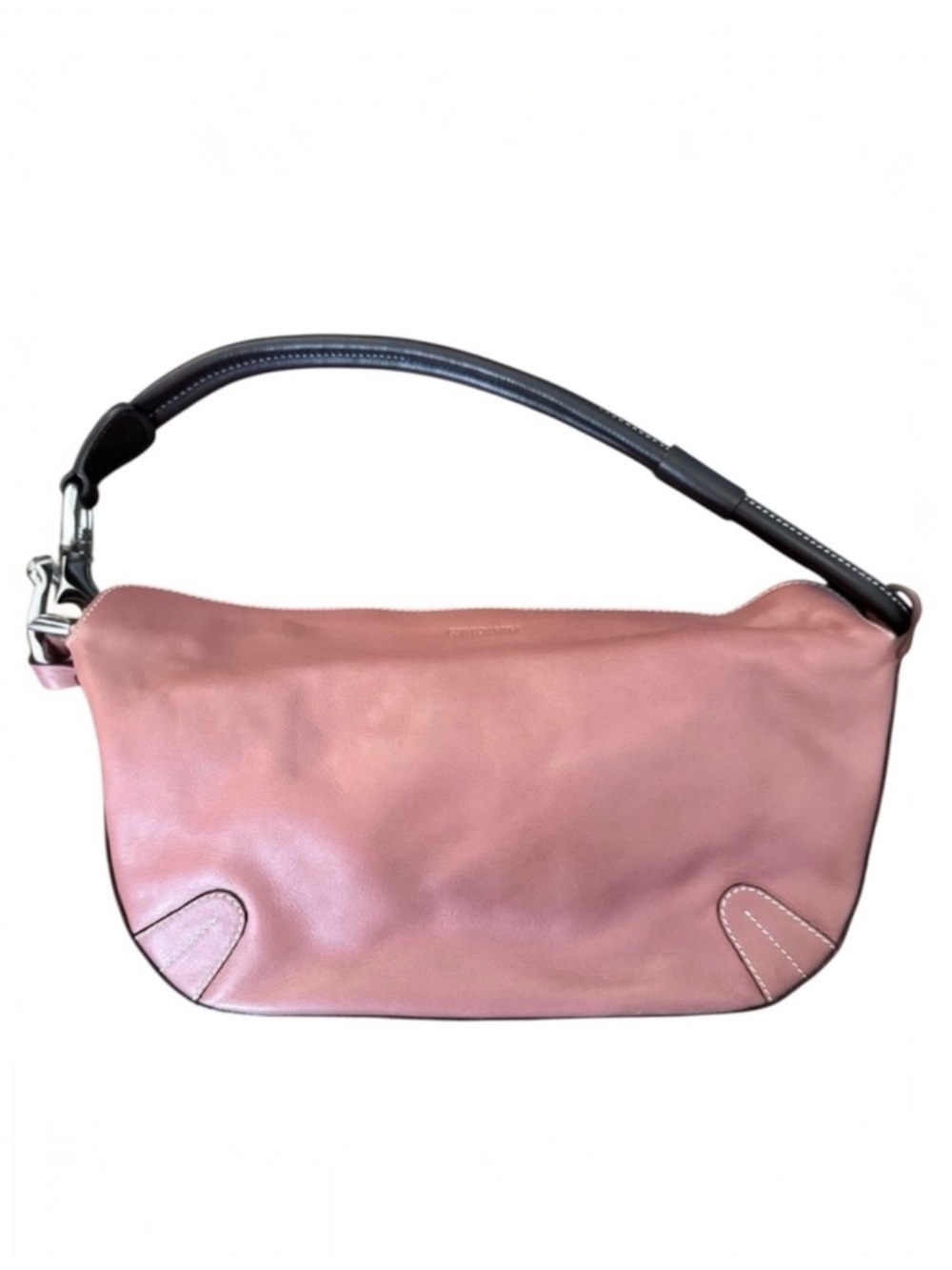 PUNTOTRES made in Spain, leather baguette style purse, NWOT